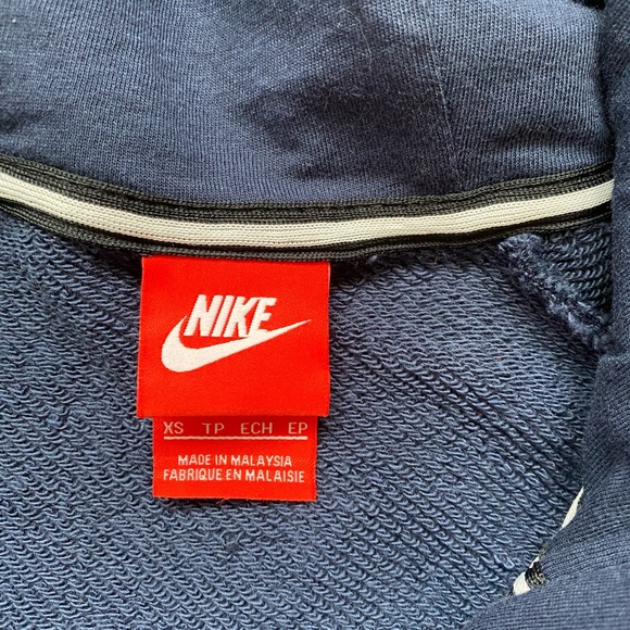 Nike navy full zip hoodie women’s XS - Picture 4 of 4